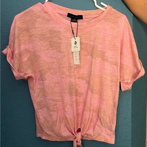 Pink camo, cropped top